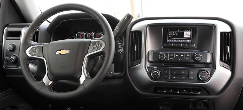 2014 Chevy Silverado dash layout